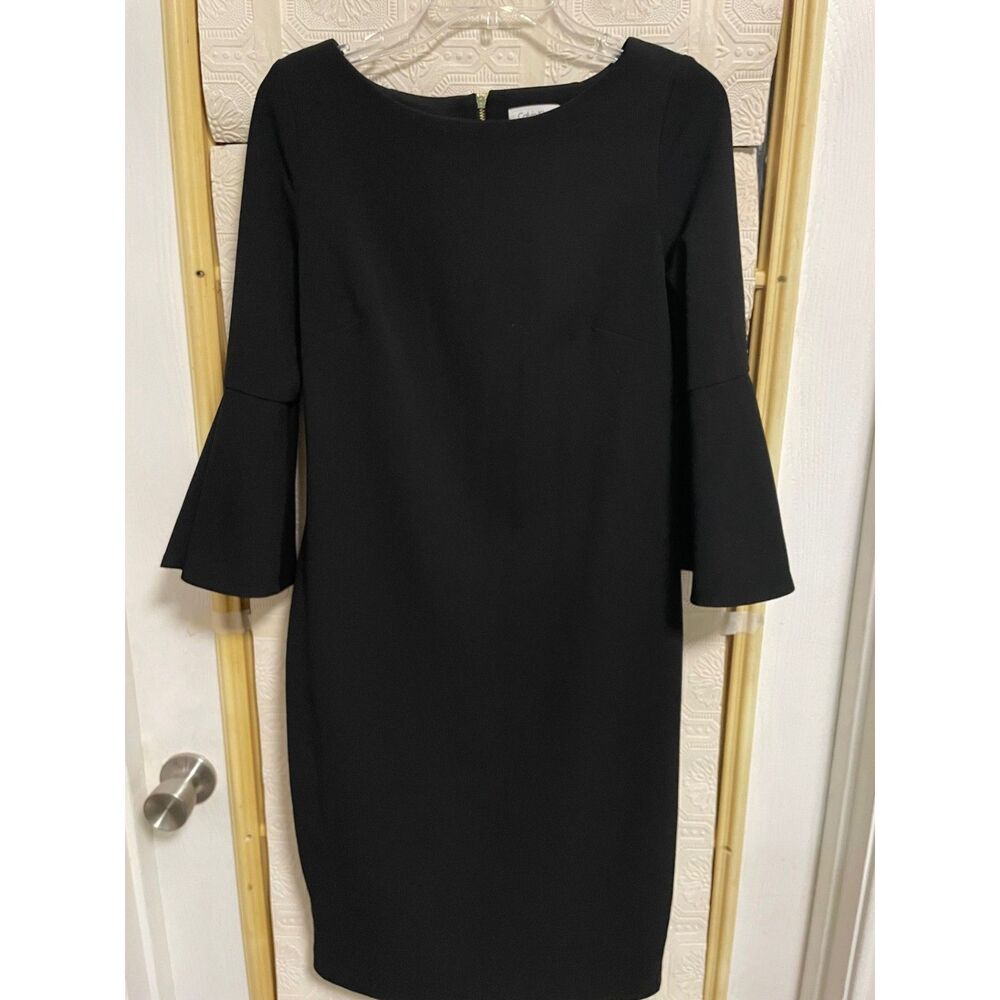 Calvin Klein Size 10 straight black dress